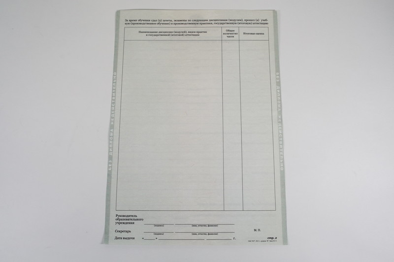 Диплом о начальном образовании  2010-2024 годов в Нижнекамске