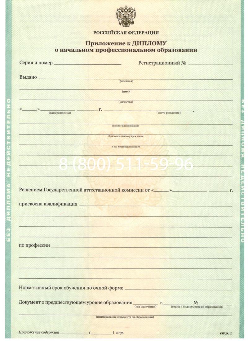 Заказать Диплом училища 2010 год в Нижнекамске Заказать Диплом училища 2010 год в Нижнекамске